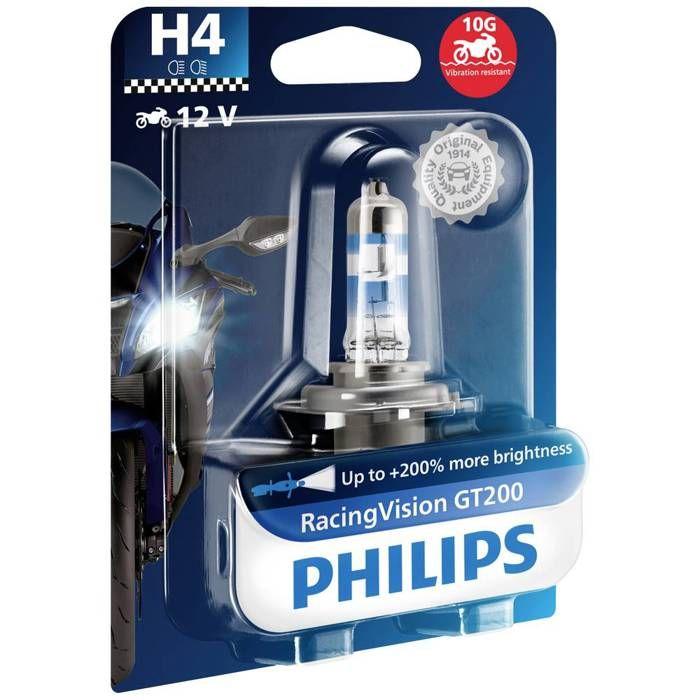 Philips Automotive 12342RGTBW Ampoule Halogène RacingVision H4 60/55 W 12 V