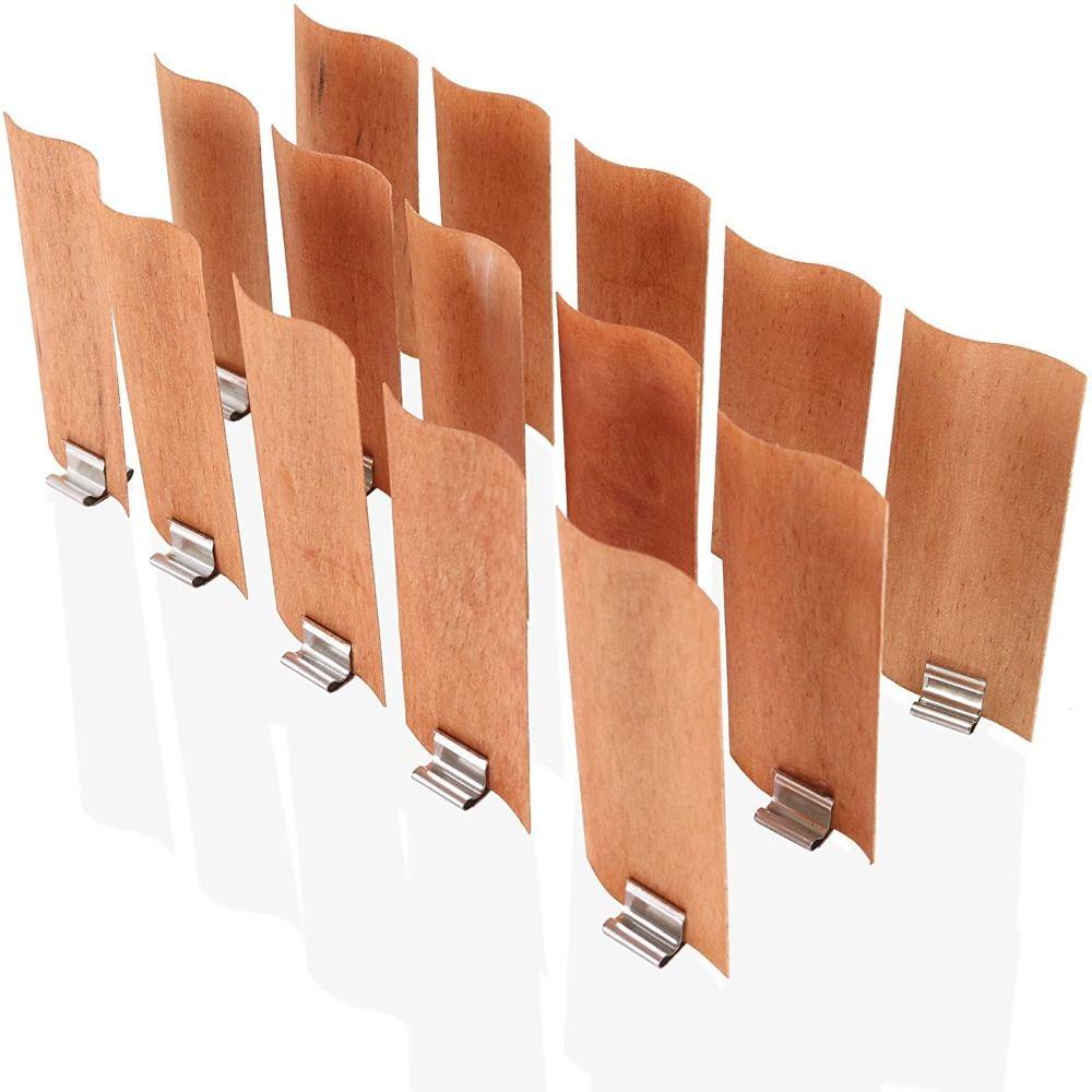 Candle Making Handmade Large Flame Burning Candle Accessory Wood Chip Candle Wicks Candle Cores