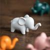 Elephant Ceramics Crafts Figurines, Modern Art Ornaments, Animal Feng Shui, Home Interior, Office Decor Accessories