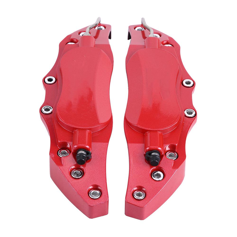 2pcs Car Aluminum Brake Caliper Protector Cover for Wheel Hub 16in 17in Medium
