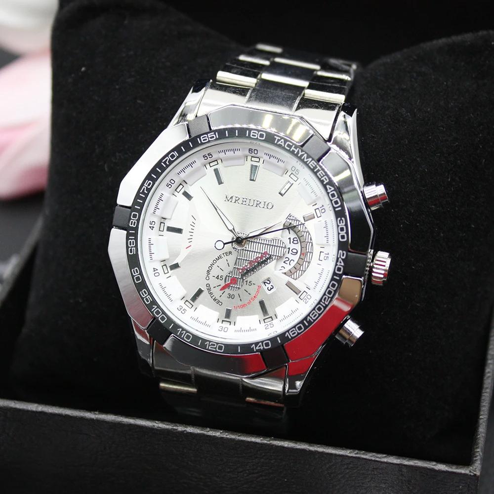 Комплект из 3 предметов ювелирных изделий для мужчин, браслет Pandora LuxuryNew, часы для мужчин, механические, для мужчин, для офисного работника, для бизнеса