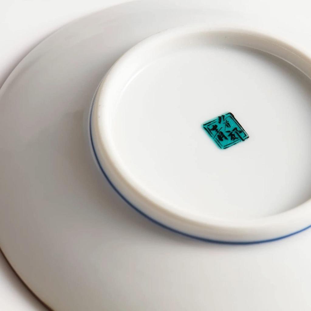 Вадза но Кура: Стильная боковая тарелка Кутани с дизайном каменной мостовой, керамика, название бренда, японская посуда, сделано в Японии, подарок на день рождения