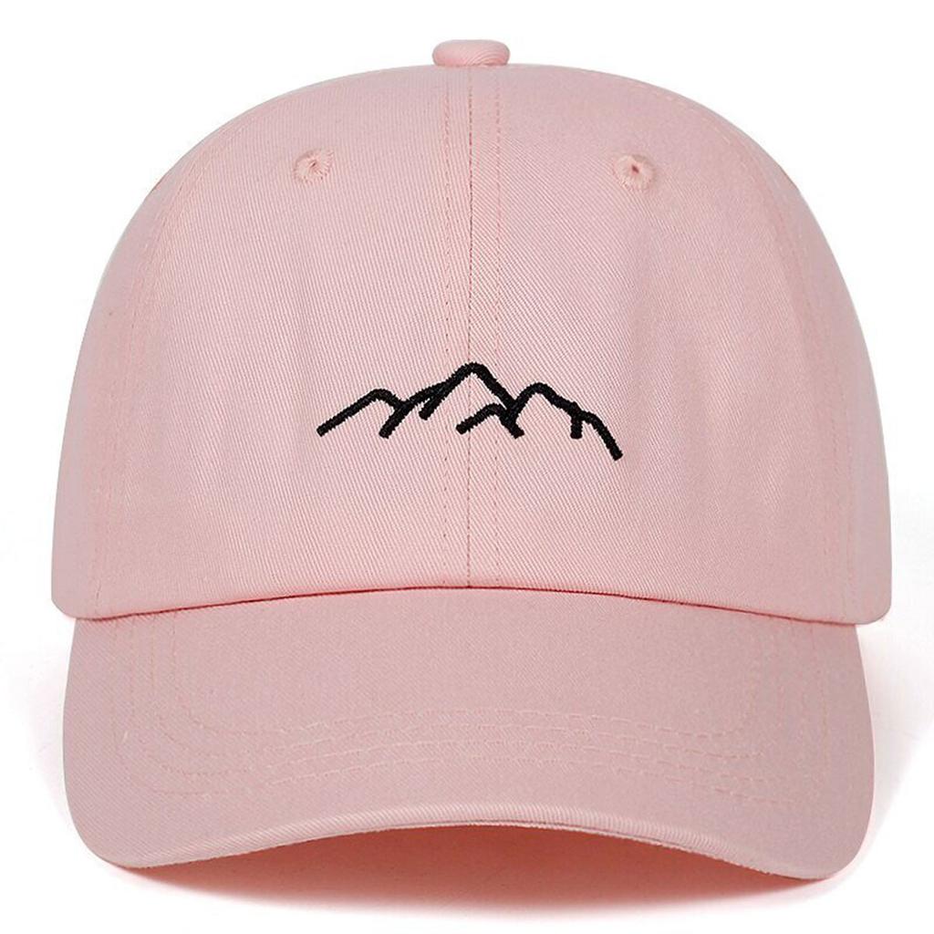 Бейсболки унисекс с вышивкой Simple Mountains, весенние и осенние, регулируемые, повседневные, солнцезащитные шляпы
