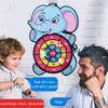 Настольная игра «Дартс» с животными, 6 липкими шариками, развивающие игрушки для занятий спортом в помещении для детей 2, 3, 4, 5, 6 лет