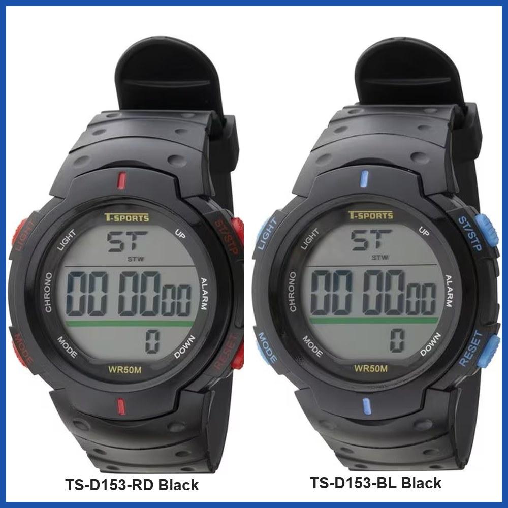 CREPHA TS-D153 Men's Quartz Digital Wrist Watch TS-D153-RD TS-D153-BL Gift Casual Business Sports Student