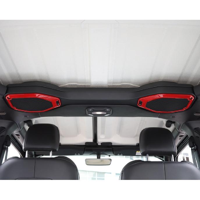 Украшение динамиков на передней стойке, накладка на крышу для Jeep Wrangler JL Gladiator JT 2018 2022, интерьер