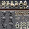 Desert War Wolf Special Forces Humvee & Police Soldier Minifigure Building Blocks Compatible with LEGO