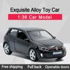 1/36 Scale Metal Diecast Cars Toys for Golf GTI SUV Sport Model Toy Car Alloy Pull Cars with Sound and Light Weight Kids Toy Gift