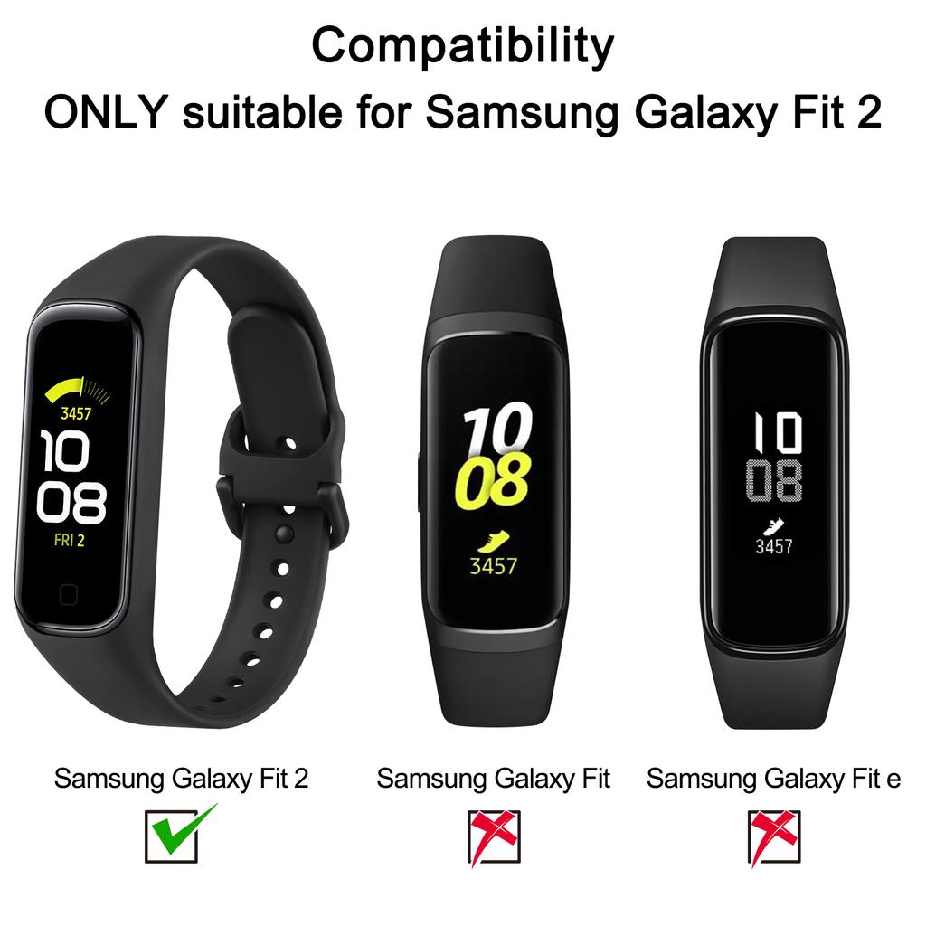 Мягкий силиконовый ремешок для Samsung Galaxy Fit 2, браслет-замена, спортивный ремешок для часов Correa для ремешка Samsung Galaxy Fit 2