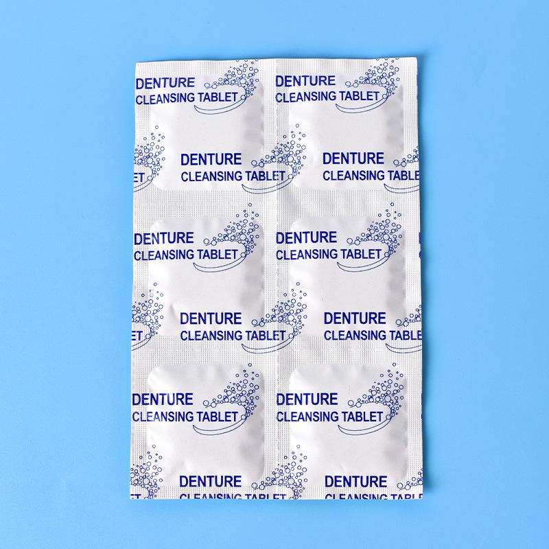 Шипучие таблетки для отбеливания зубных протезов и ортодонтических ретейнеров - 66 шт.