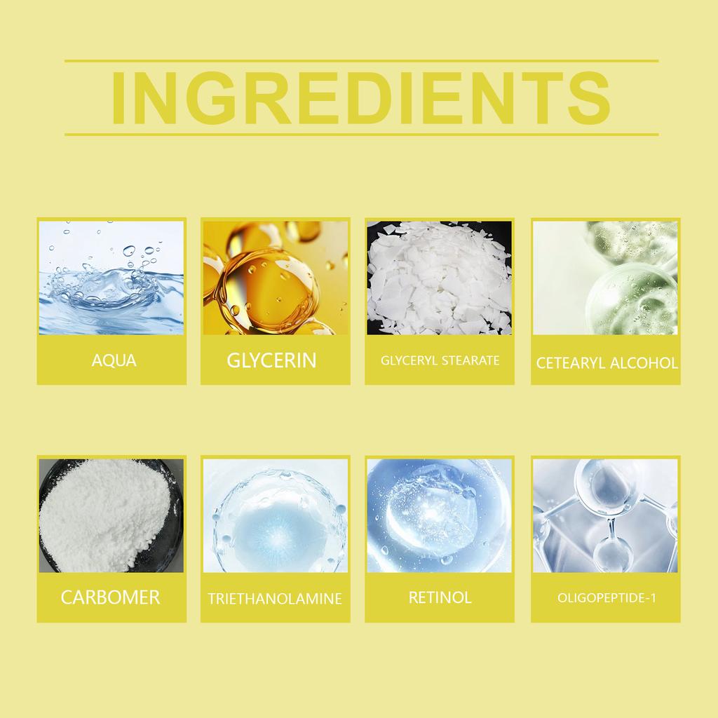 Hoygi Retinol Care Cream improves facial skin condition, firming and rejuvenating with a radiant and moisturizing effect