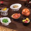 Новая 1 шт. Декор для кукольного домика, кухня, DIY Аксессуары, Мини-горшок из глины, Тарелка, Модель еды, Кукольный домик, Миниатюрные предметы для кухни