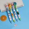 Christmas Xmas Tree Elementary School Santa Claus Six Color Pen Christmas Ballpoint Pen Stationery