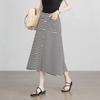 Юбка-трапеция Demana Classic Stripe с высокой талией, средней длины