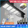 Solar LED Light Outdoor Lighting 400W 800W 1200W 1500W Solar Street Lamp Radar Sensor Remote Control Waterproof Garden Wall Lamp
