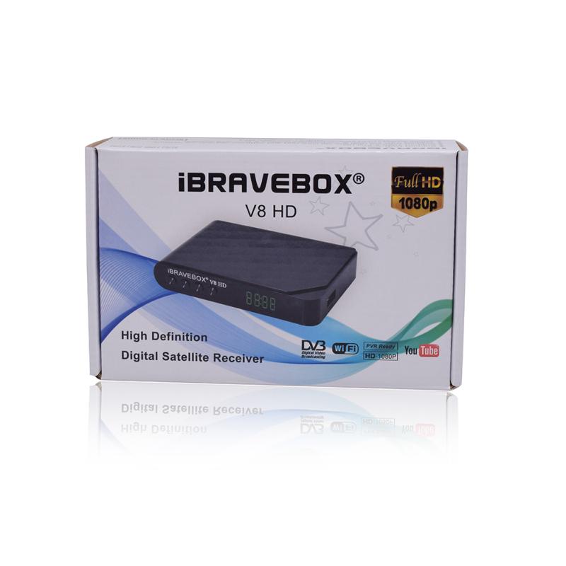 IBRAVEBOX V8 HD 1080P DVB-S2 цифровой бесплатный спутниковый веб-телевизор PVR USB WIFI