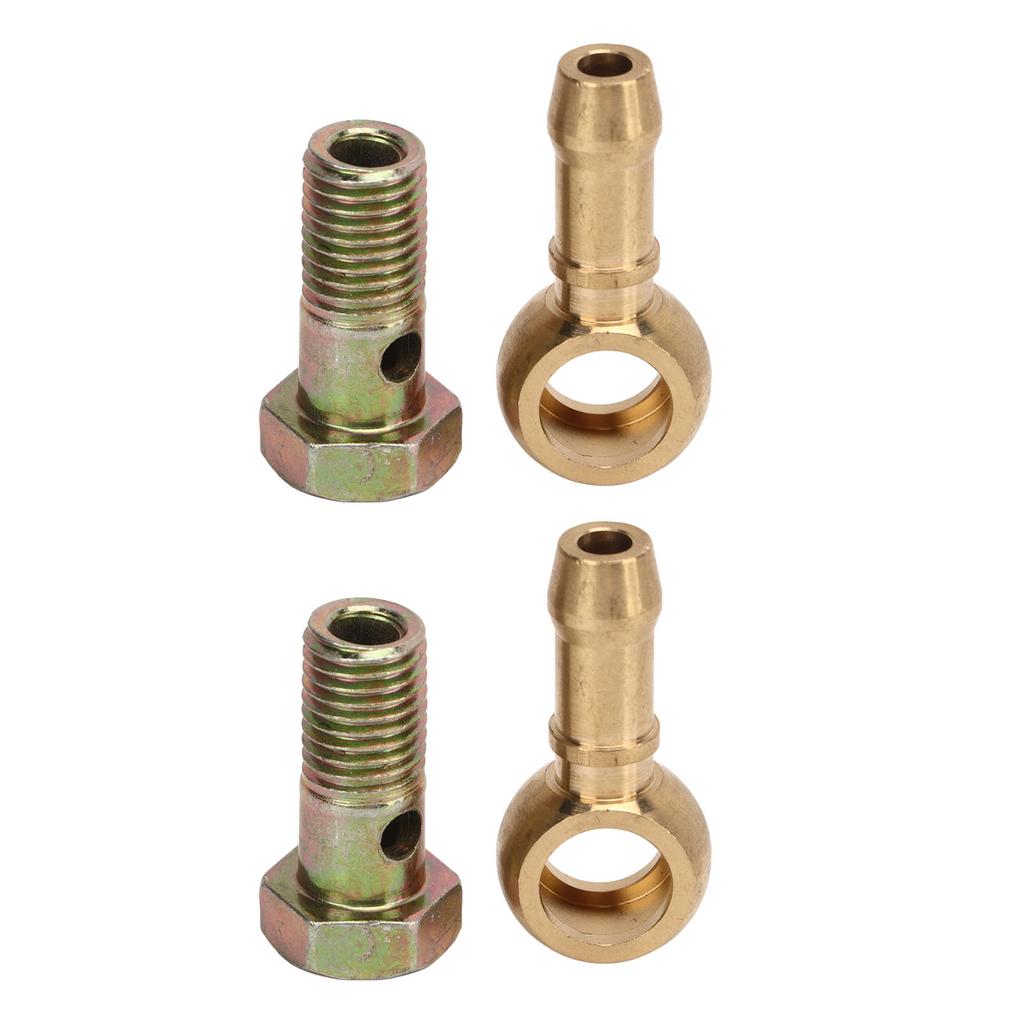 2 Set M12x1.25mm To 3 8in Turbo Water Banjo Bolt Good Sealing Turbocharger Water Line Pipe Banjo Connector Kit