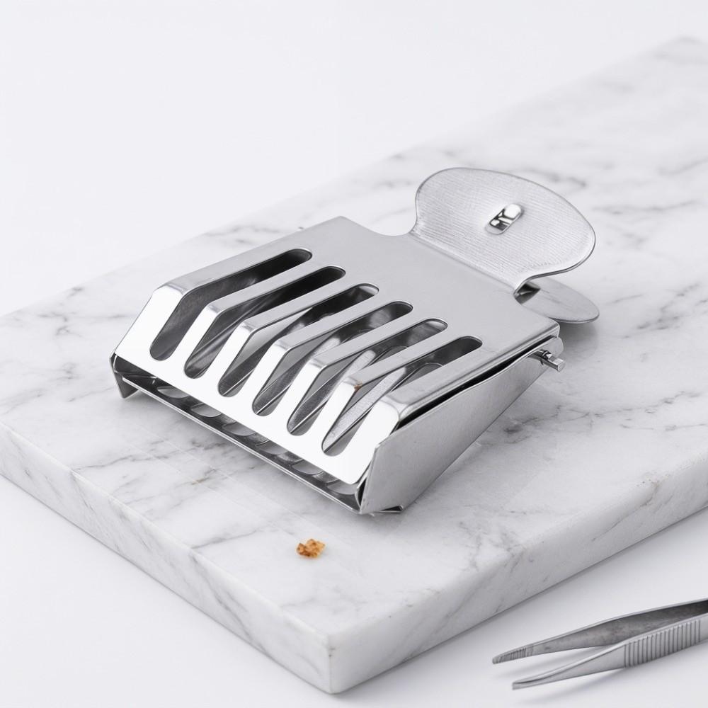10Pcs Stainless Steel Queen Bee Clip Silver Queen Bee Cage Easy to Use Queen Bee Catcher Apiculture