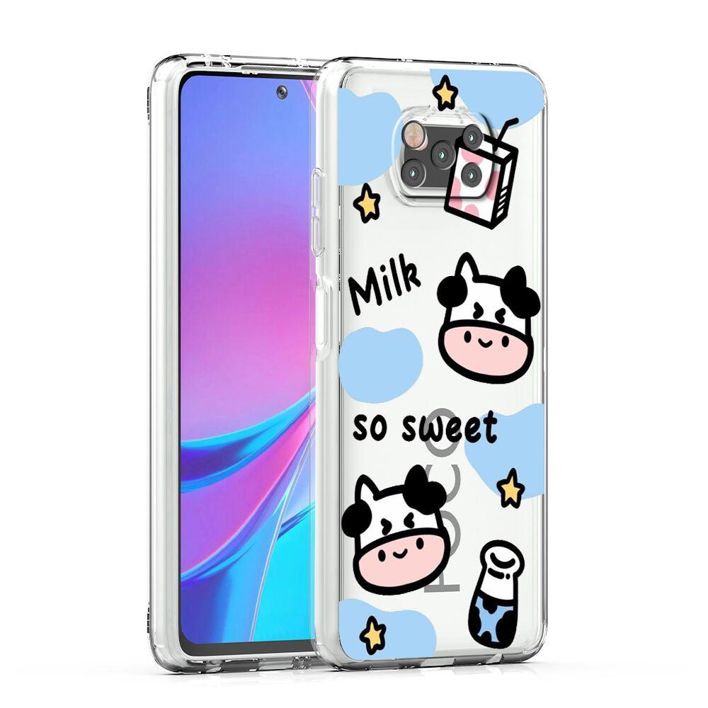 Cute Cow Print Fundas Phone Case For Xiaomi Mi 12T 10 12 Lite 11 Ultra 11X 11T Pro 11i Poco X4 X3 NFC F3 F4 M3 M4 Clear Cover