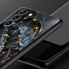 Мультяшный чехол-скорпион для Samsung Galaxy S26 Ultra S25 Plus S24 FE S23 S22 5G S21 S20 Черный Мягкий