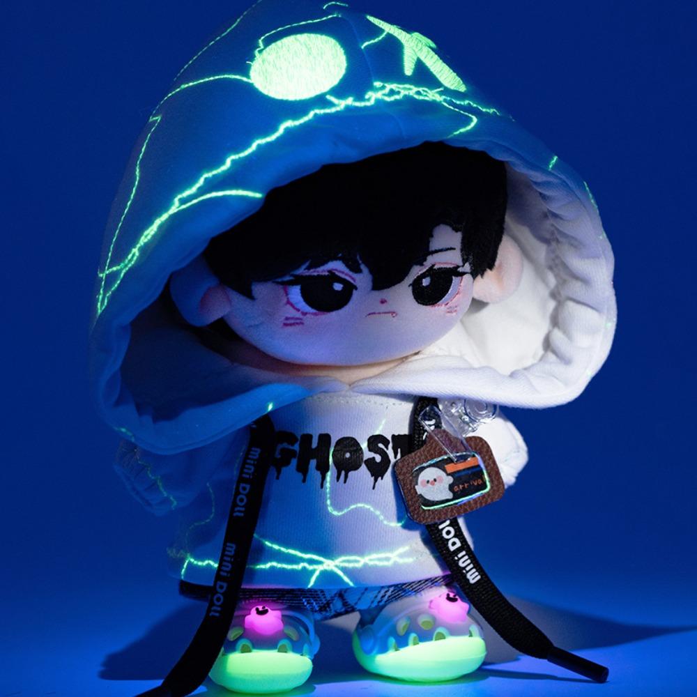 20cm Cotton Doll Doll Shoes Soft Rubber Board Shoes Cartoon Doll Photography Props Birthday Gifts