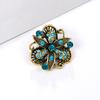 Pin Corsage Clothing with Crystal Brooch Wholesale Alloy Rhinestone Small Fashion Trade Card Accessories