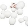 DIY Handmade 8cm Plush Snowball Kit for Indoor Snowball Fights