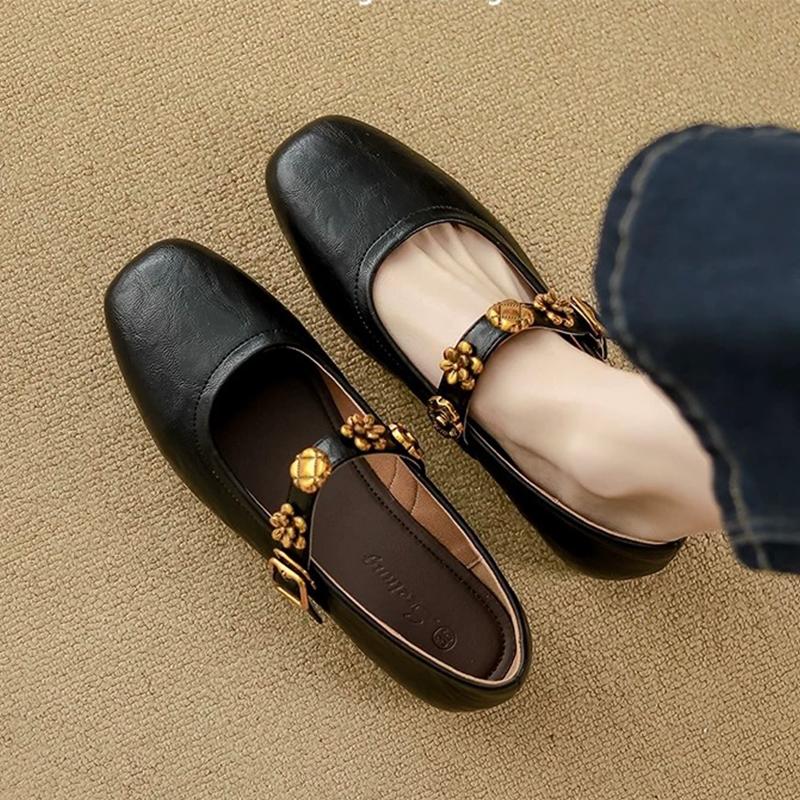 Модные балетки Женские лоферы Обувь Модная обувь с мелким вырезом Удобные повседневные женские сандалии 2025 Новый дизайнер Платье Спорт Zapatillas De Mujer