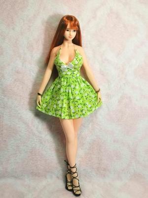 Масштабная фигурка, совместимая с телом TBLeague, DMTOYS, красивая девушка, модная, сексуальная, цветочная мини-юбка, тело и обувь не [TOYBARJAPAN] 1/6 цельная