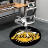 1 шт. Круглый ковер для офиса команды по баскетболу Lakers, коврик для помещений, подходит для офиса, спальни, гостиной, домашнего декора, декора комнаты, Offic a0928138