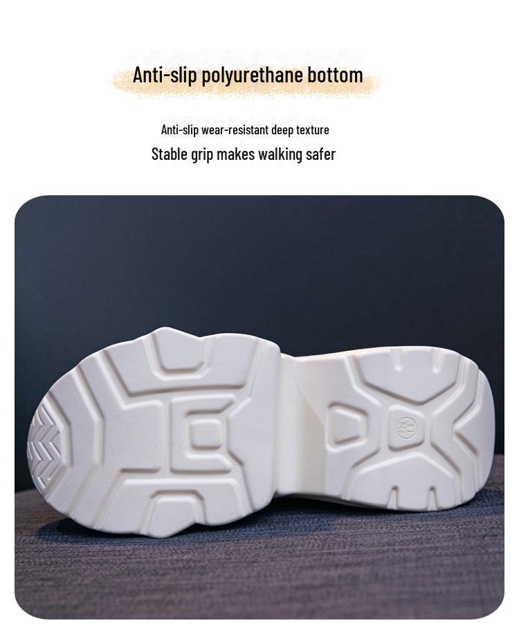 Женские весенние кроссовки Dad на толстой подошве 2025 года, высота 9 см, маленькие размеры, универсальная платформа