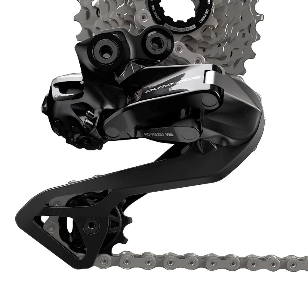В комплект входят SHIMANO 12s SHADOW RD-R9250 TL-EW300 Черный/Серый