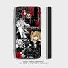 Чехол для телефона Misa D-Death N-Note Для iPhone 17,16,15,14,13,12,11,XR,Pro,XS,Max,XR,Plus,Mini Мягкий Силикон Черный Ударопрочный