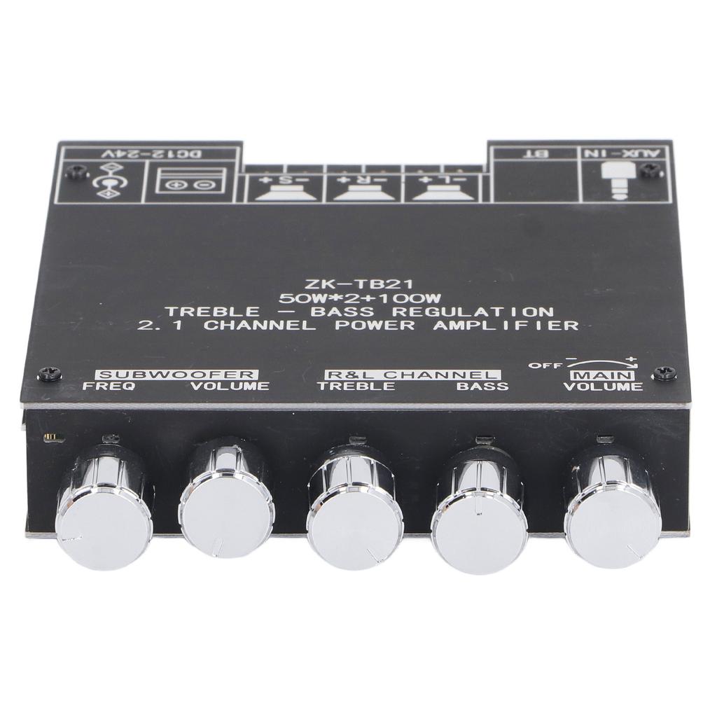 Модуль усилителя мощности звука 2.1 канала BT DIY беспроводной динамик цифровая плата усилителя мощности