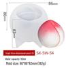 Силиконовая форма Sanxin Peach для самостоятельного приготовления желе, мисок, тортов и муссов.