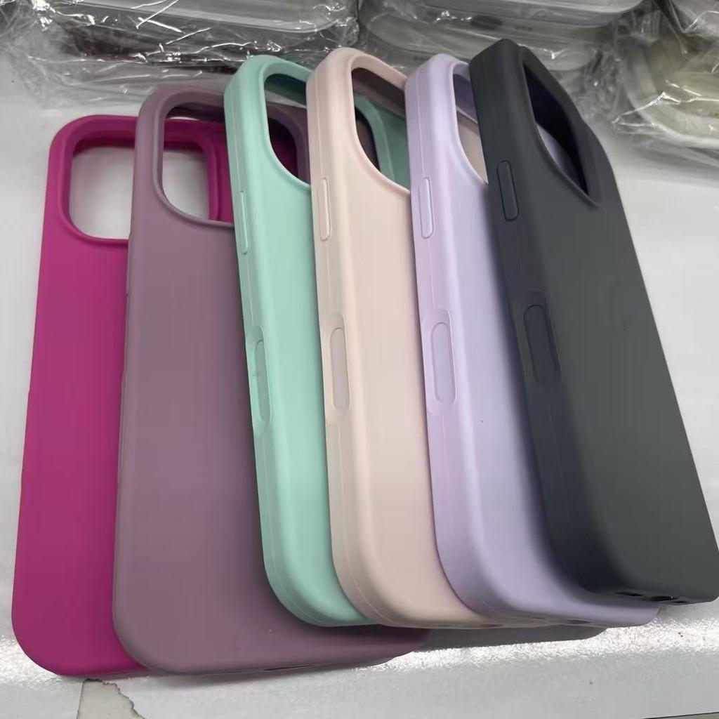 Чехол из настоящего жидкого силикона для iPhone 16 Pro Max 16 16Pro, мягкий противоударный чехол с чувствительной кнопкой управления камерой