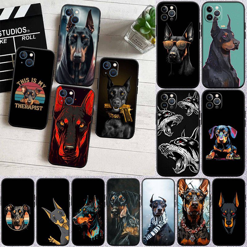 MH42 Чехол для телефона с изображением добермана для Samsung S20 S21 S22 S23 S24 FE Ultra Plus Lite S21S A55 A07 A17 F06 F16 M06 M16 M56 A36 A37 A57