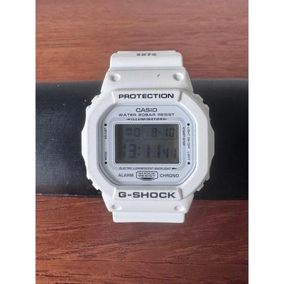 Б/у Редкие CASIO G-SHOCK Белые Черные Цифровые Часы Токио Гонконг