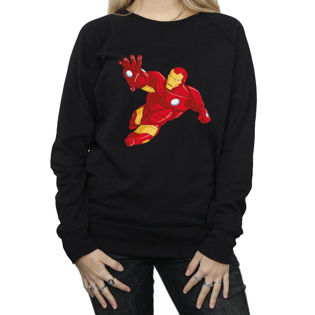 Marvel Womens/Ladies Iron Man Simple Sweatshirt