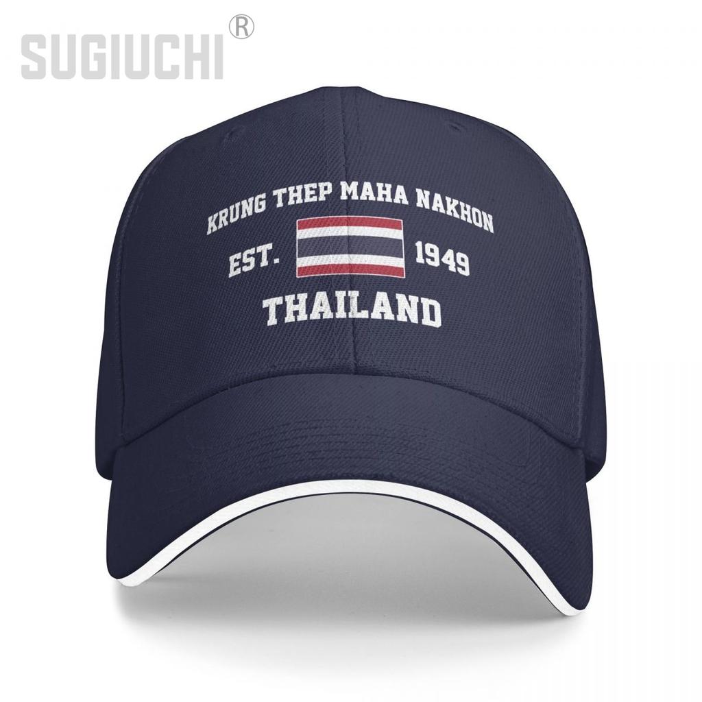 Бейсболка Таиланд EST.1949 Krung Thep Maha Nakhon Capital Unisex WoUnisex Unisex Хип-хоп Сэндвич-кепки Snapback Кепка для гольфа Рыбалка