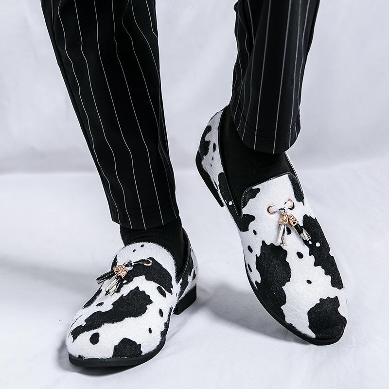 Модные войлочные мужские повседневные кожаные туфли для прогулок на свежем воздухе в стиле ретро, оригинальные модные мужские туфли для отдыха и отпуска, мягкие туфли для вождения, оригинальные мокасины без застежек