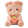 35-55 Cm Bear Stuffed Doll Plush Strawberry Bear Toy Animal Soft Plushie Pillow Cushion Kids Baby Comforting Gift