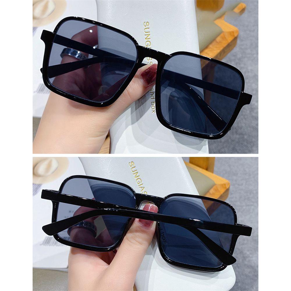 Luxury Black Eyewear UV400 Men Sun Glasses Oversized Sunglasses Goggle Women Square Sunglasses