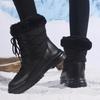 TUINANLE Женские теплые плюшевые ботинки Женские зимние ботильоны Женские Сохраняющие тепло Снежные ботинки Высокое качество