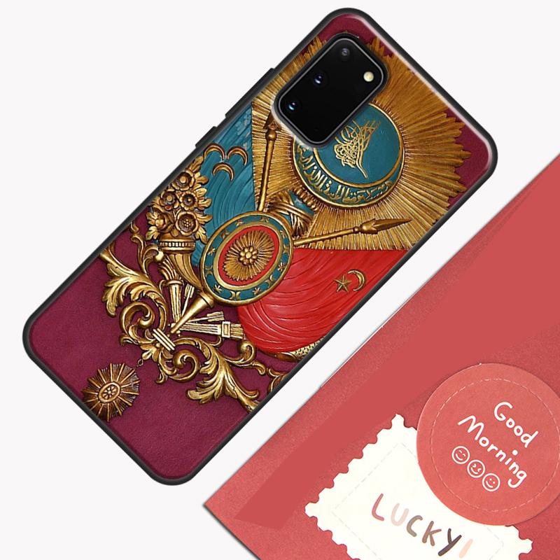 Кейс с гербом Османской империи для Samsung Galaxy S22 S21 S23 Ultra Note 20 S8 S9 S10 Note 10 Plus S20 FE Задняя крышка