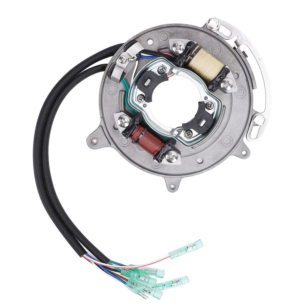 Boat Motor Coil Base Assy Aluminum Iron Improve Startup Efficiency 69P 85560 00 for 2 Stroke 25 30 HP Outboard Engine