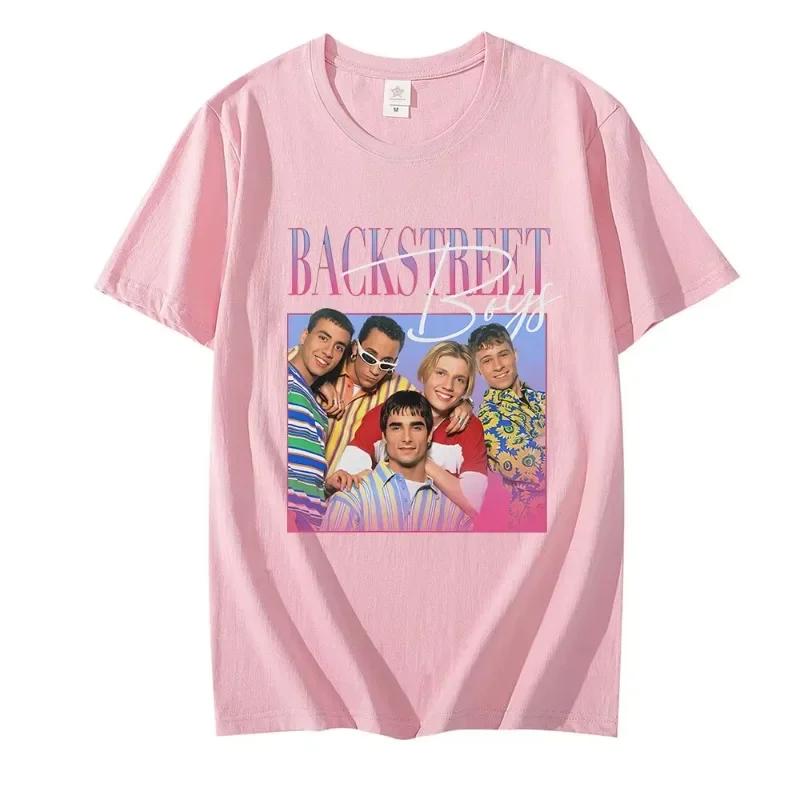 Смешная футболка Backstreet Boys Унисекс 90-е Винтажная футболка Мальчиковая группа Мужская Женская Ретро Футболки-Дань Уважения Хип-Хоп Уличная Одежда