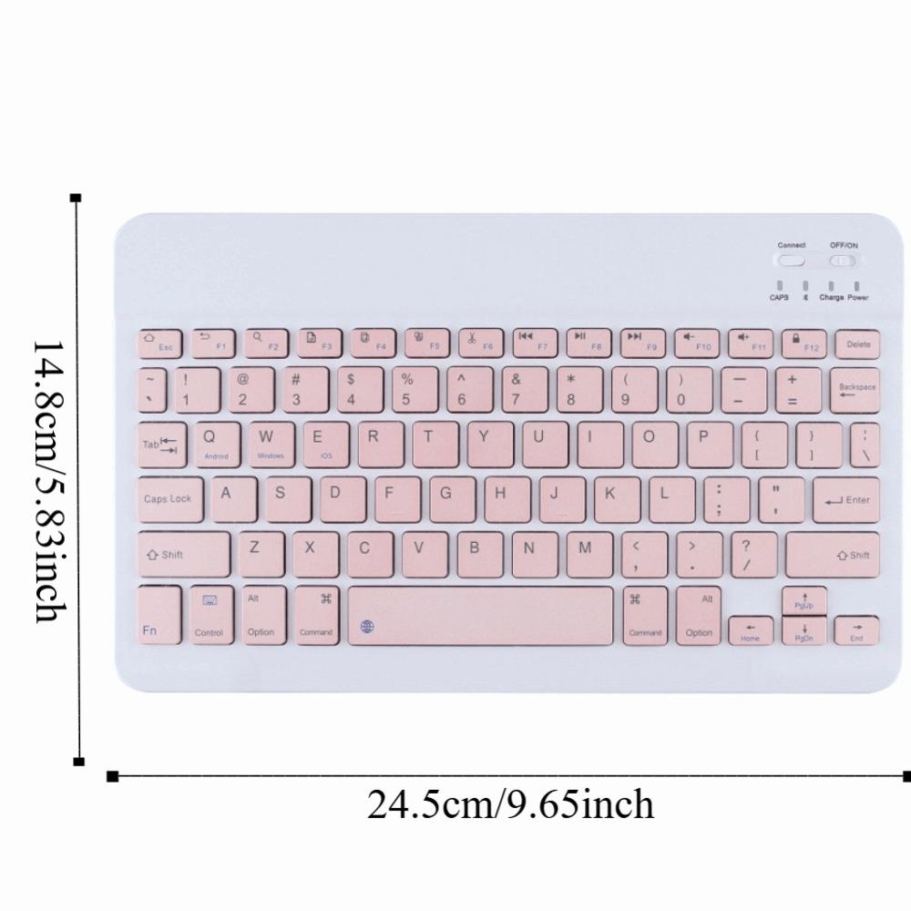 Mini Bluetooth Keyboard Rechargeable Portable Keyboard Ultra Thin Wireless Keyboard Notebook