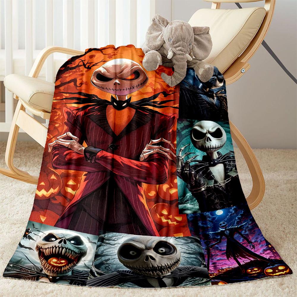 Christmas Nightmare Blanket Soft & Cozy Great for Chair Seaside Office Four Seasons Multipurpose Modern Best Holiday Gift for Friends Family
