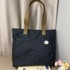 Versatile Oxford Cloth Student Shoulder Bag Multi Layered Large Capacity Tote Bag Zipper Portable Handbag Travel